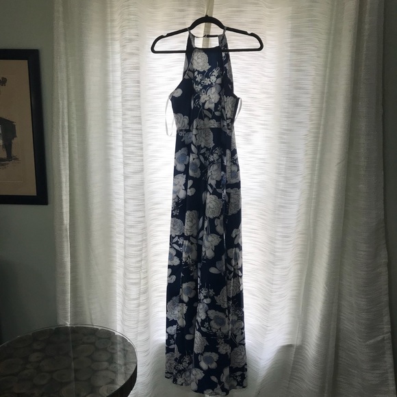 🎉HOST PICK🎉 Blue floral maxi - Picture 4 of 8